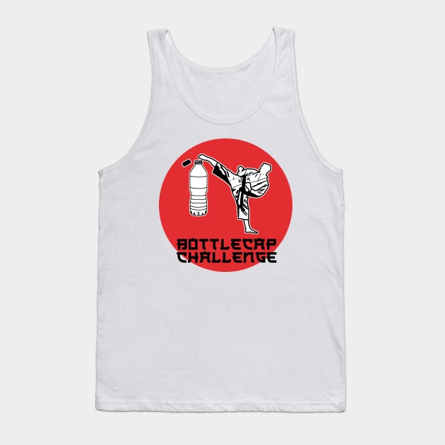 Bottle Cap Challenge - Japan Karate Style Tank Top by dropfresh